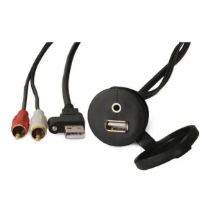 Fusion MS CBUSB3.5, Conexión USB y entrada auxiliar radios marinos