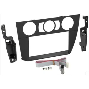 Marco frontal radio BMW Serie 3 (E90/E91) 2005 2012, modelos con clima manual y sin navegador de serie