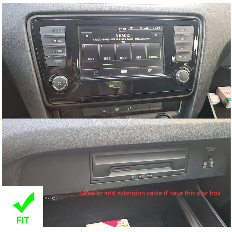 Radio navegador Skoda Octavia 5E