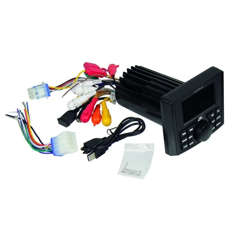 Radio marino ESX Audio con Bluetooth, entrada USB y AUX
