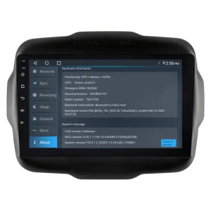 Radio navegador Jeep Renegade, 2016 2019, Carplay Android Auto