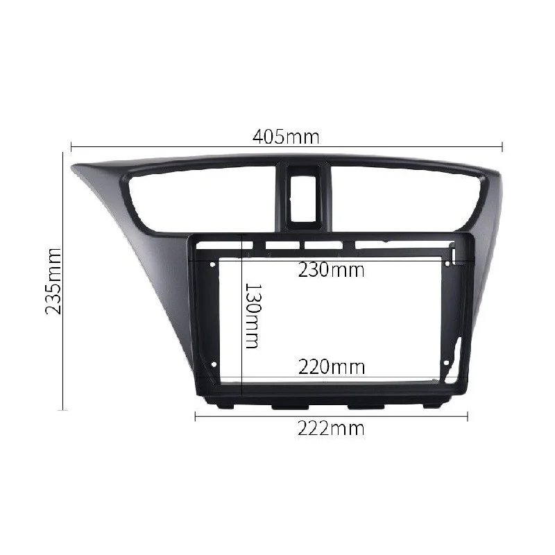 Medidas marco radio Honda Civic 2012, pantallas 9"