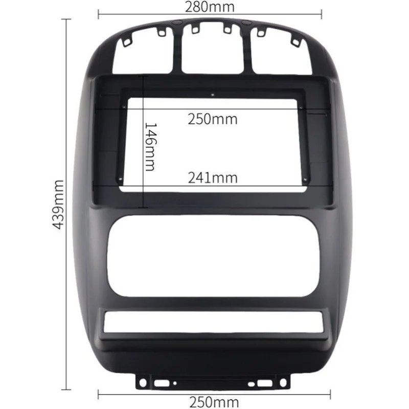 Medidas marco frontal Chrysler Grand Voyager pantallas 10"