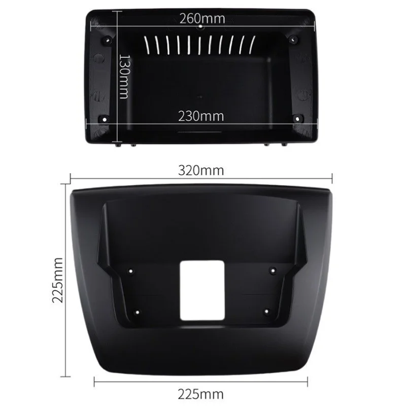 Medidas marco frontal BMW X3 2006 2010, pantalla de 9"