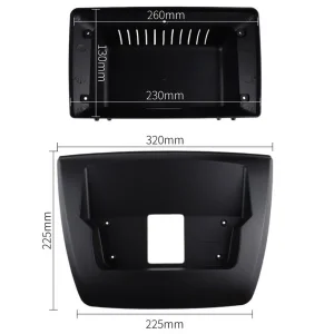 Medidas marco frontal BMW X3 2006 2010, pantalla de 9"