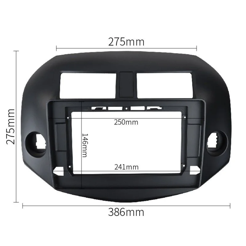 Medidas marco frontal Toyota RAV4 2006 2012, pantalla 9"