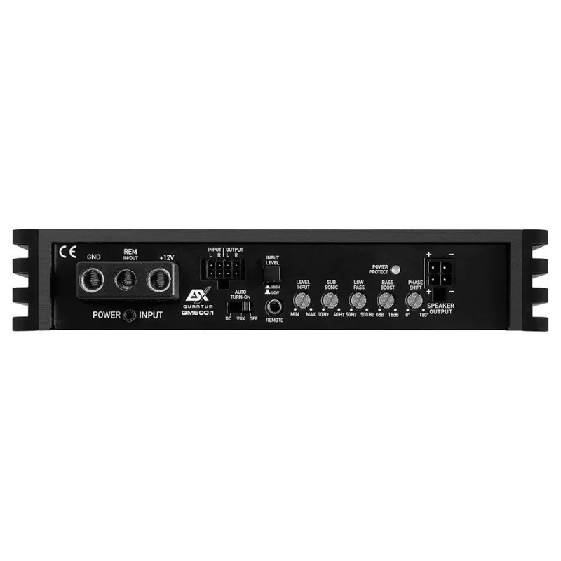 Miniamplificador ESX QM500.1, digital clase D, monocanal