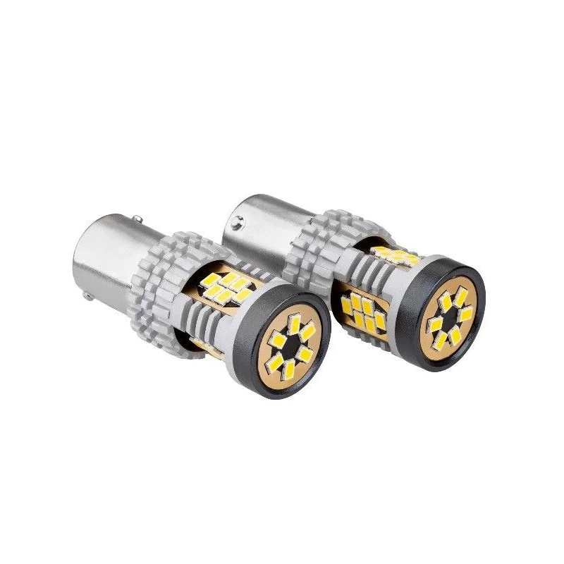 Bombillas LED CANBUS 3020 24SMD 1156 BA15S P21W R10W R5W. Color blanco 6000K
