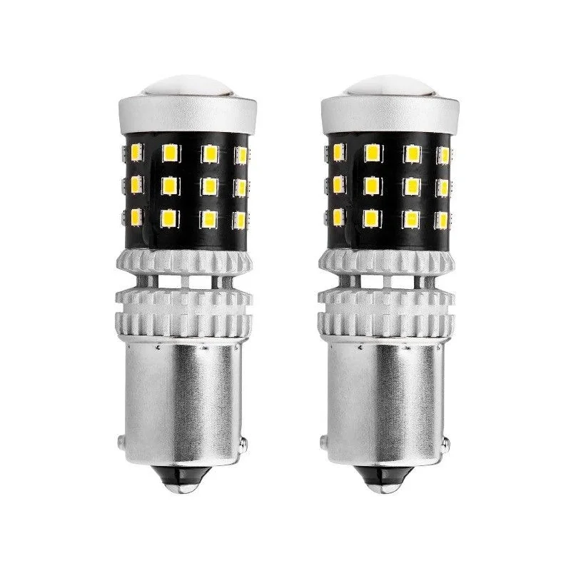 Bombillas LED CANBUS 2016 39SMD 1156 BA15S P21W R10W R5W, 6000K, 12/24V