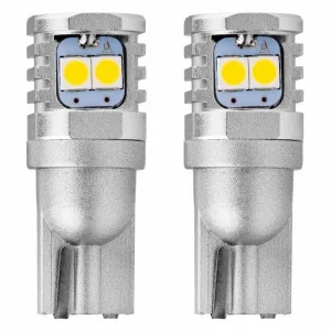 Bombillas LED CANBUS 3030 6SMD T10 W5W W10W, 6000K, 12V/24V