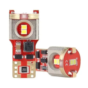 Bombillas LED CANBUS 2016 6SMD T10 W5W W10W, 6000K, 12V/24V