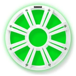 Kicker KA45KMG12W Rejilla LED blanca Subwoofer marino 12"