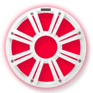 Kicker KA45KMG12W Rejilla LED blanca Subwoofer marino 12"