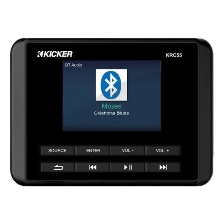 Kicker KAKRC55 Control remoto marino con pantalla a color 2,5"