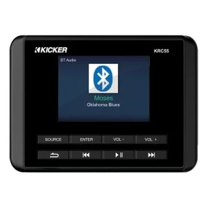 Kicker KAKRC55 Control remoto marino con pantalla a color 2,5"