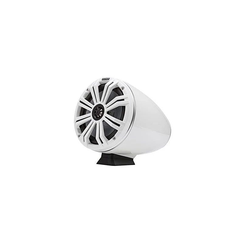 Kicker KA46KMFC8W Altavoces marinos 8" con iluminación LED, montaje plano