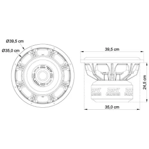 Subwoofer MTX Audio RFL15