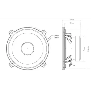 MTX Audio TX250S Altavoces 13cm (5")