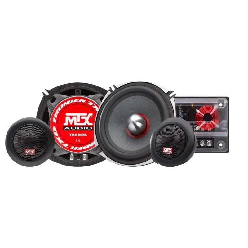 MTX Audio TX650S, Altavoces 5" (13cm), 2 vías separadas, 80WRMS