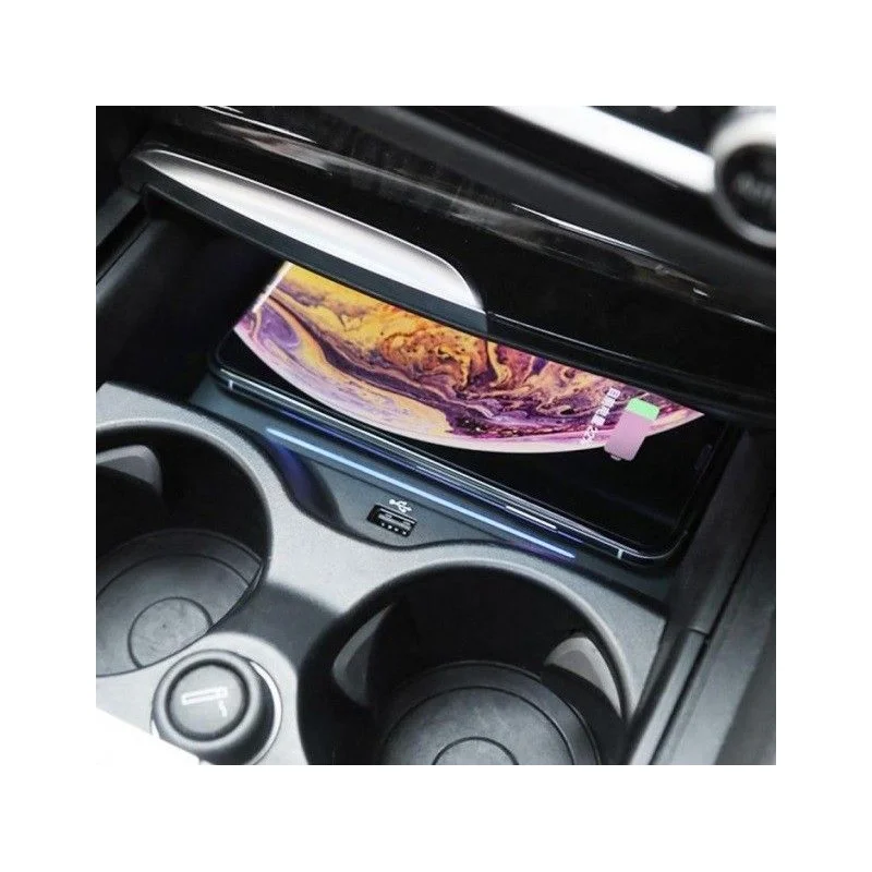 Cargador Wireless Qi, BMW Serie 5 (G30/G31), año 2017