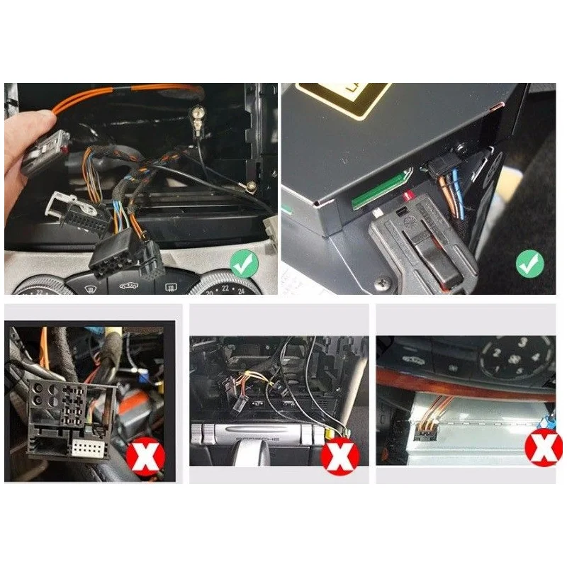 Interface fibra óptica para Mercedes Clase S/CL/E/SL/C/CLK/ML