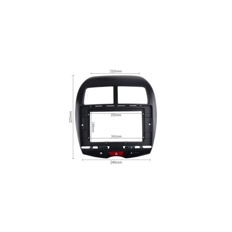 Marco radio 10" Citroen C4, Mitsubishi, Peugeot 4008 en Marco auto radio 10" de CIT03 Marco adaptador Citroen C4 Aircross 201