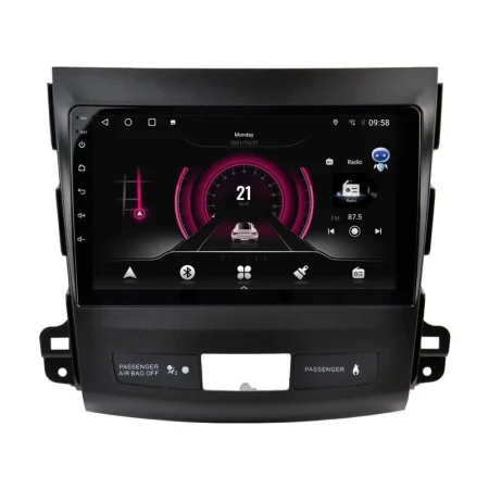 Radio navegador Mitsubishi Outlander, año 2006 2012, Carplay inalámbrico