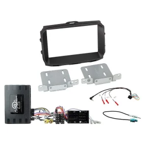 Marco frontal radio Alfa Romeo Giuletta, 2014 2021, con kit de instalación