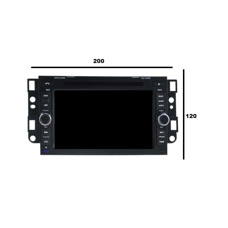 Radio navegador, Chevrolet Aveo, Captiva, Epica, Silverado