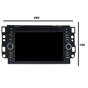 Radio navegador, Chevrolet Aveo, Captiva, Epica, Silverado