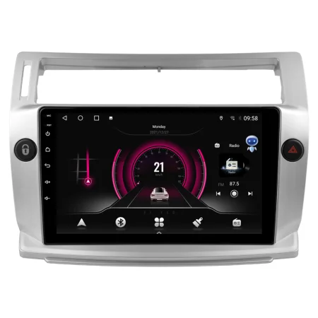 Radio navegador Citroen C4 (2004 2009), pantalla 9 10.2". Carplay Wireless