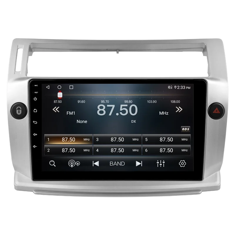 Navegador Citroen C4 (2004 2009), pantalla 9 10.2". Carplay Wireless