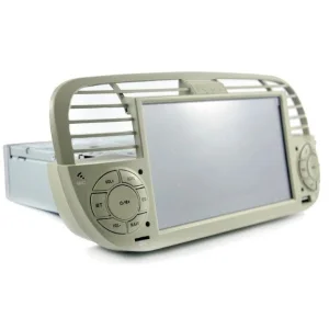 Radio Navegador para Fiat 500, 500C, año 2007 2015, beige