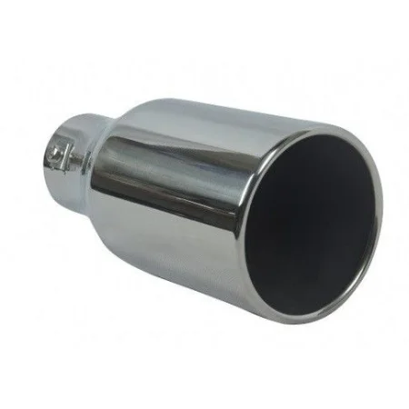Cola de escape COL 10, universal, acero Inox, acabado salida recta