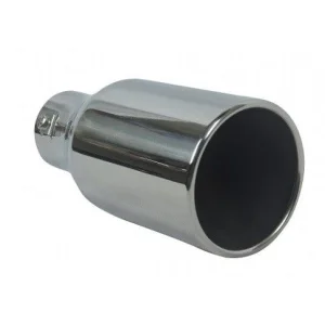 Cola de escape COL 10, universal, acero Inox, acabado salida recta