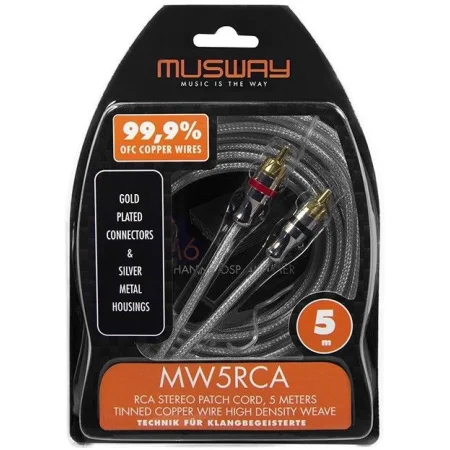 Cable RCA de 5m, Musway MW5RCA