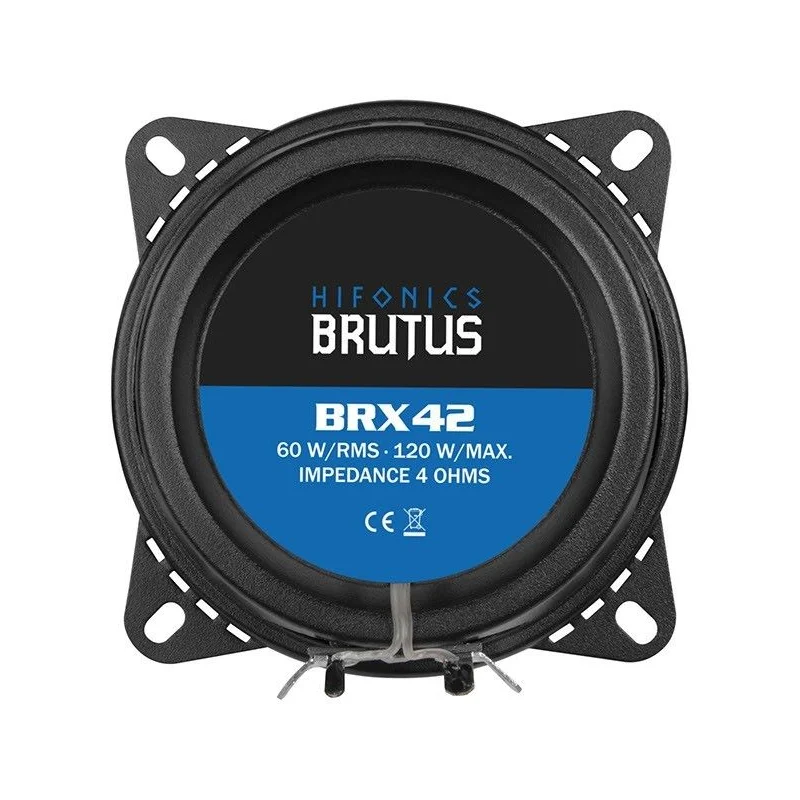 HiFonics BRX42 altavoces coaxiales 10cm. Profundidad 31mm.
