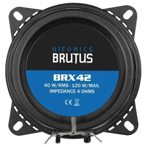 HiFonics BRX42 altavoces coaxiales 10cm. Profundidad 31mm.