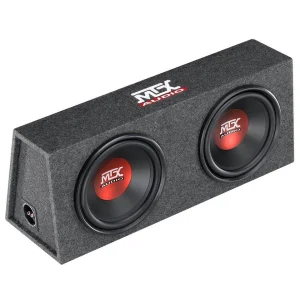 MTX Audio RTE12x2DV Cajón 2 subwofers 12", pot. máx. 2800W, RMS 700W