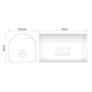 MTX Audio RTT12AV, medidas