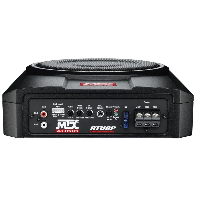 MTX Audio RTU8P, Subwoofer 8" (20cm) autoamplificado, 150W RMS