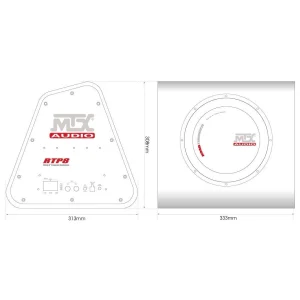 Subwoofer 20cm (8") con caja MTX Audio RPT8