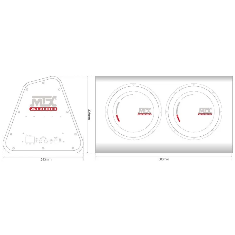 MTX Audio RTP8X2, medidas