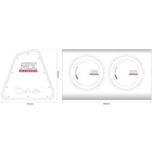 MTX Audio RTP8X2, medidas