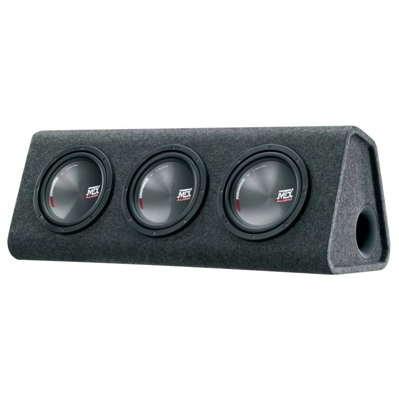 Subwoofer triple 20cm (8") activo con caja MTX Audio RTP8X3, clase D.