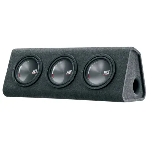 Subwoofer triple 20cm (8") activo con caja MTX Audio RTP8X3, clase D.