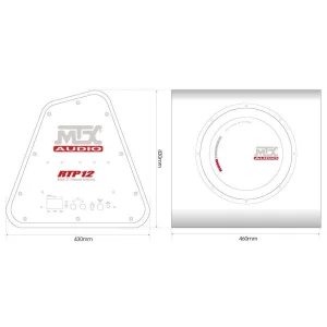 MTX Audio RTP12, medidas