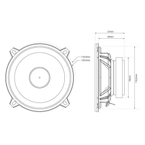 Altavoces 5,25", vías separadas MTX TR50S