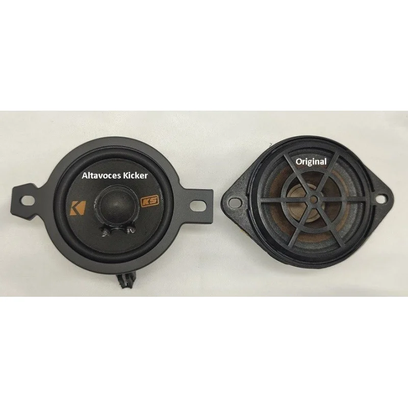 Altavoces medio/tweeter Kicker KSC2704, tamaño 2,75"