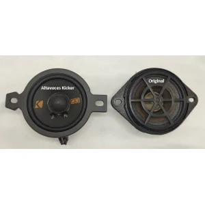 Altavoces medio/tweeter Kicker KSC2704, tamaño 2,75"